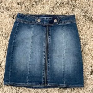 Mini Jean Skirt